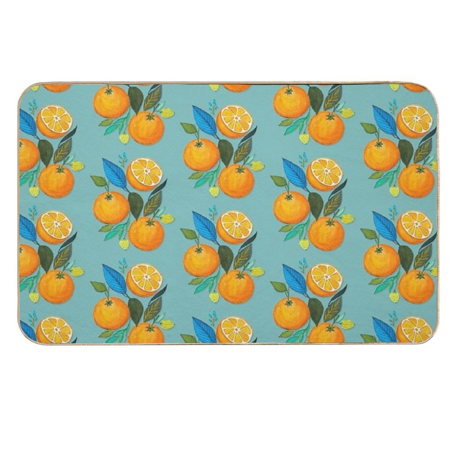 Lady Orange  Slip-Resistant Bath Mat