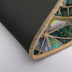 Web of Wyrd The Matrix of Fate -Abalone Shell Durable Bath Mat