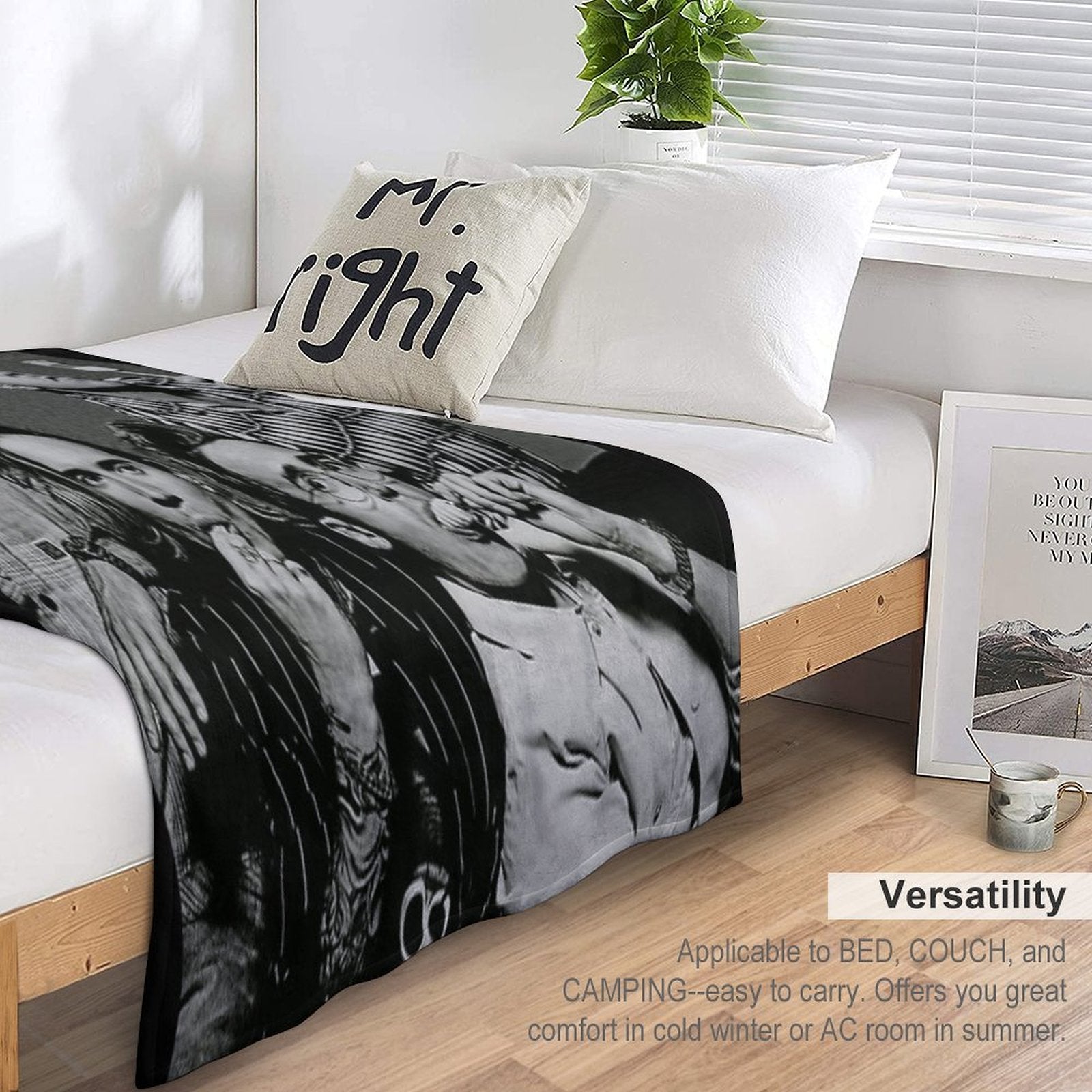 McFly Poster Easy Care Throw Blanket