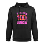 100 Year Old Birthday Flower Birthday Its My 100th Birthday Durable Construction Hoodie
