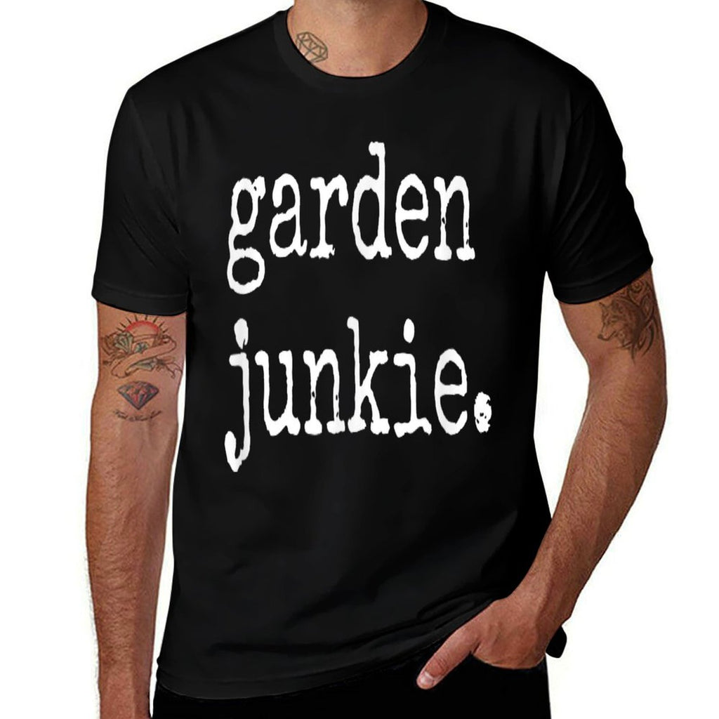 Gardenings Women Men Garden Junkie Gifts For Gardener  Cotton T-Shirt