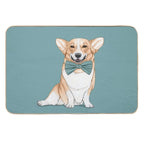 Corgi Dog  Slip-Resistant Bath Mat