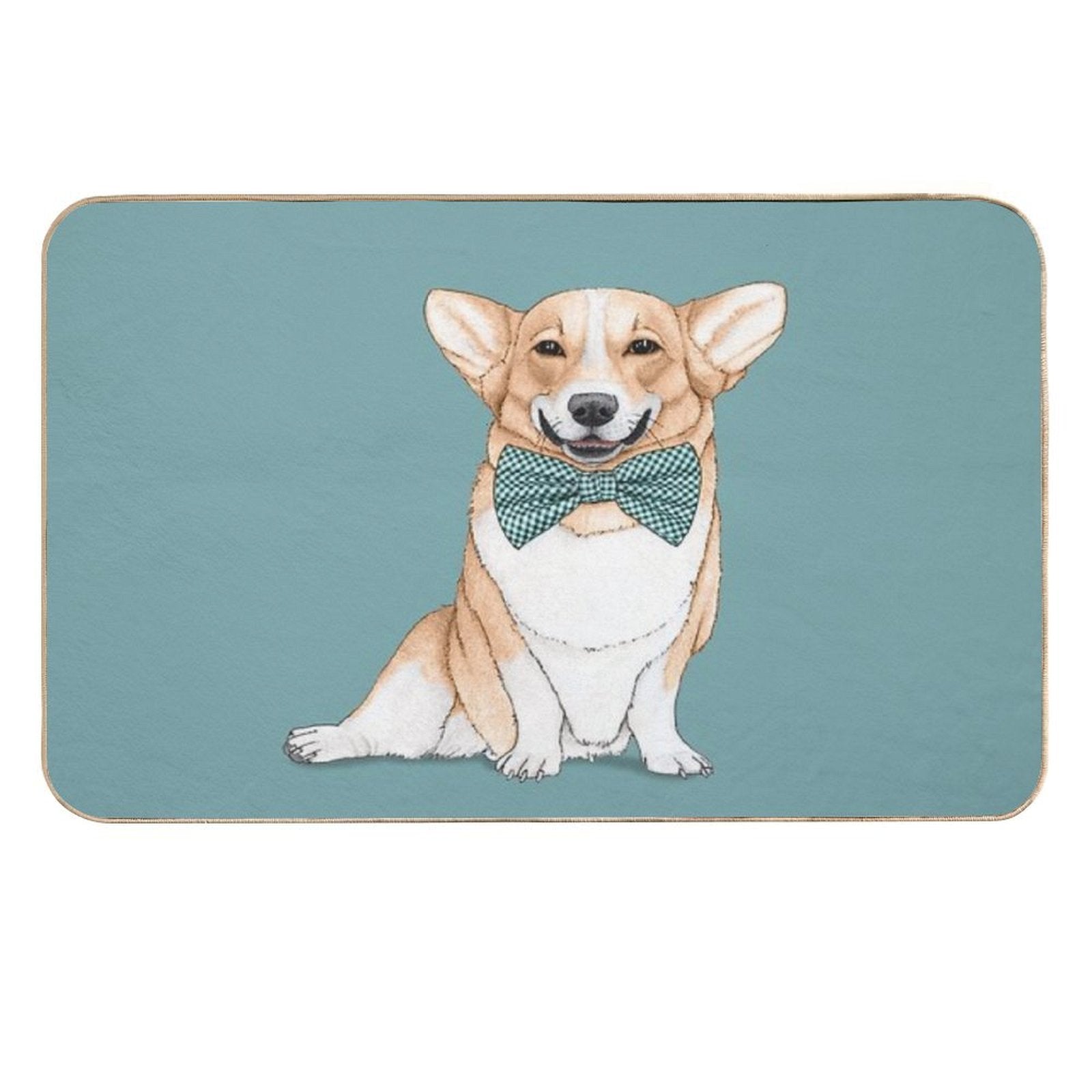 Corgi Dog  Slip-Resistant Bath Mat