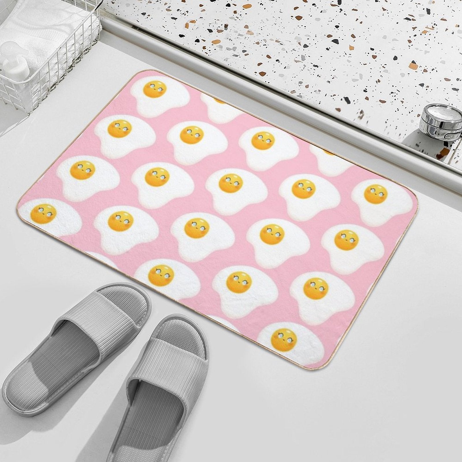 You're A Good Egg  Fade-Resistant Bath Mat