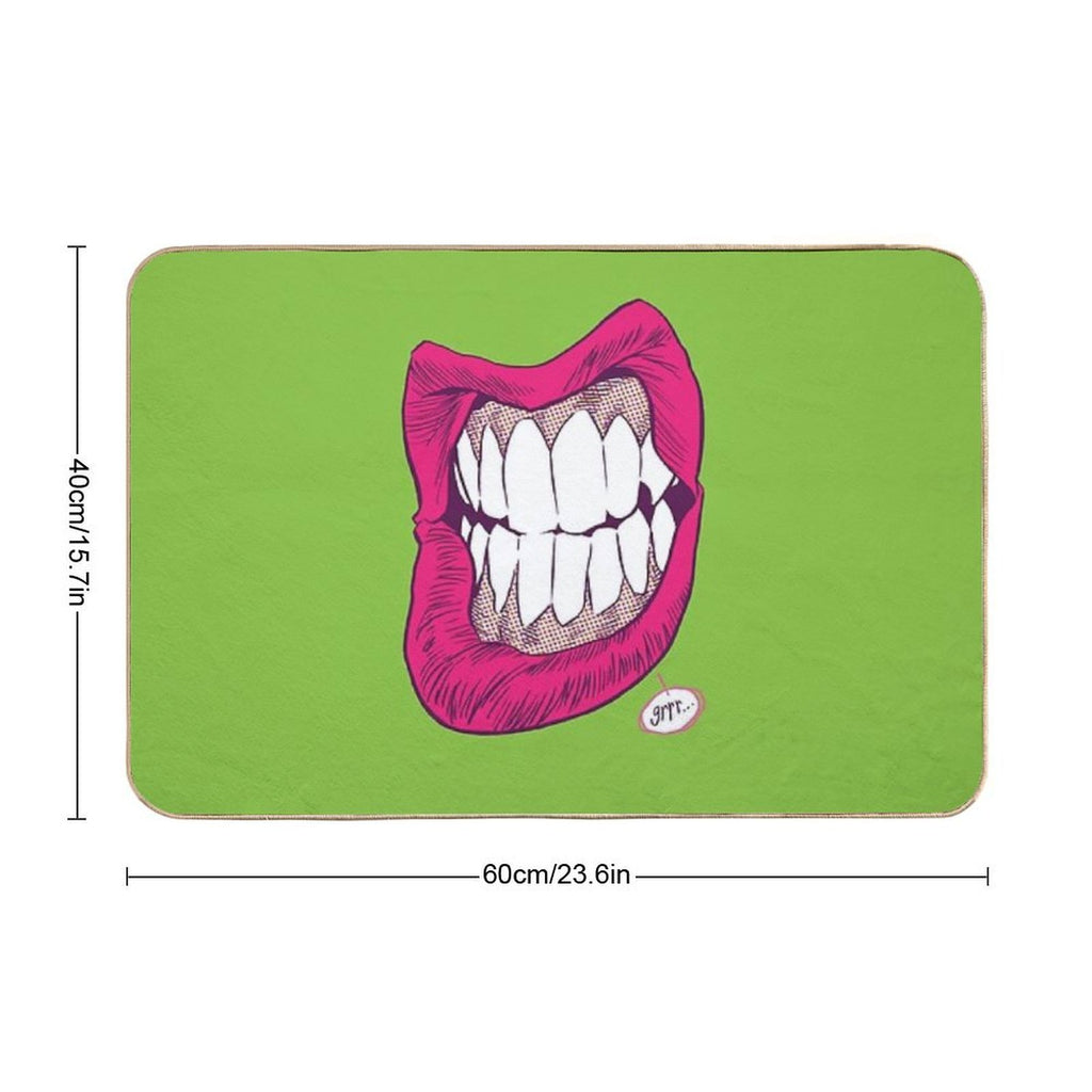 GRRRR...  Long-Lasting Bath Mat