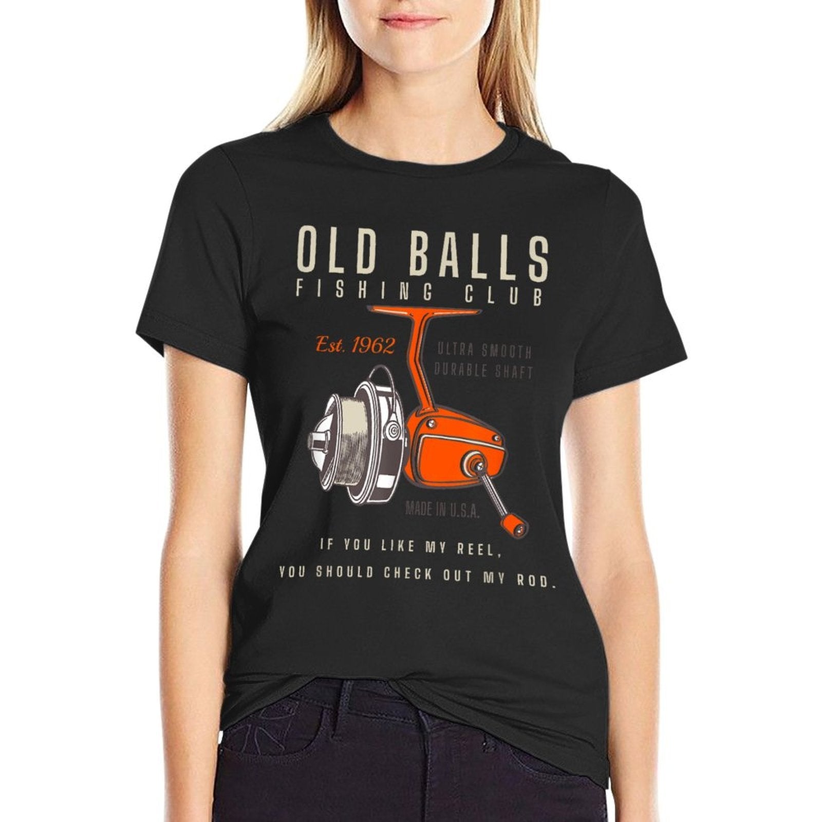 Funny 60th Birthday Fishing Pun for Men's Over The Hill 60  Moisture-wicking T-Shirt