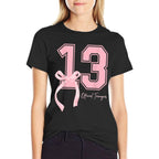 13 Year Old Pink Coquette Bow Officialnager 13th Bday Comfortable T-Shirt