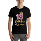 18 Birthday Queen 18th Birthday Queen 18 Years  Graphic-printed T-Shirt