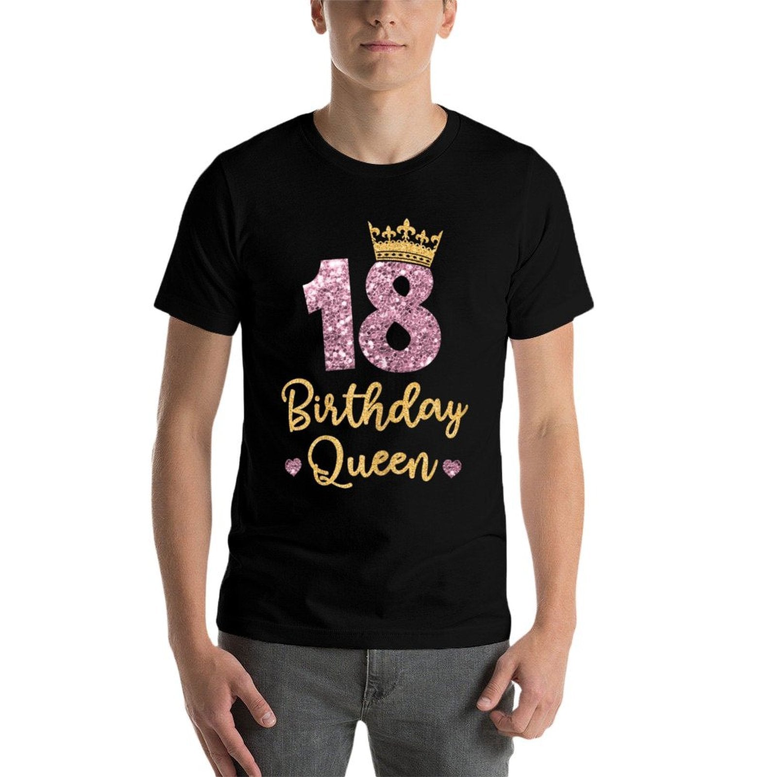 18 Birthday Queen 18th Birthday Queen 18 Years  Graphic-printed T-Shirt