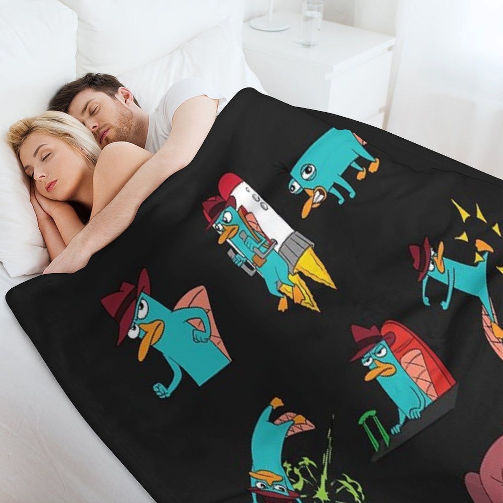 You Can Call Him Agent P Velvety-soft Throw Blanket