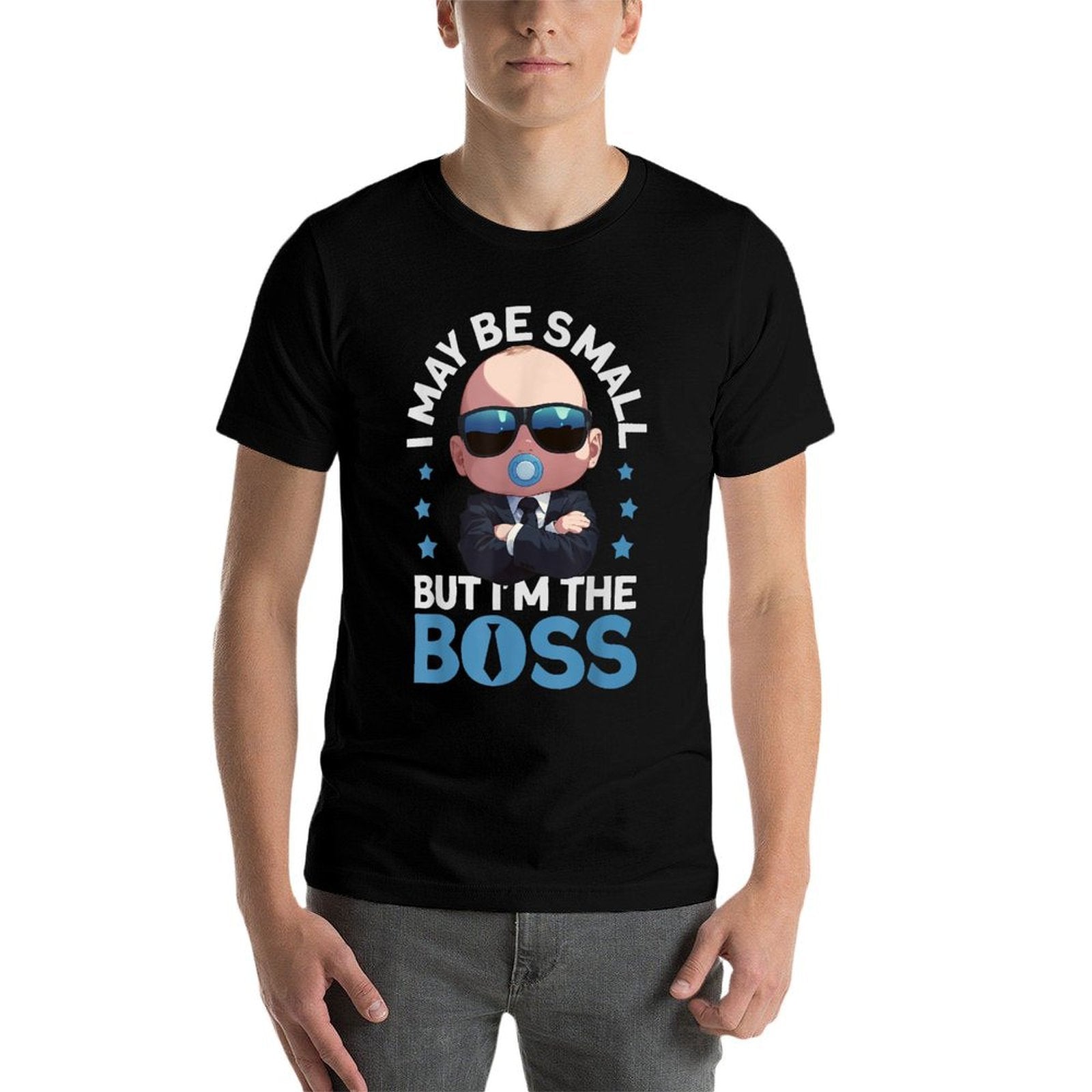 Baby Boss I May Be Small But Im The Boss Like A Boss Kids  Cotton T-Shirt