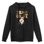 Retro Trick Or OT Cute Ghost Occupational Therapy Halloween Customizable Surface Hoodie