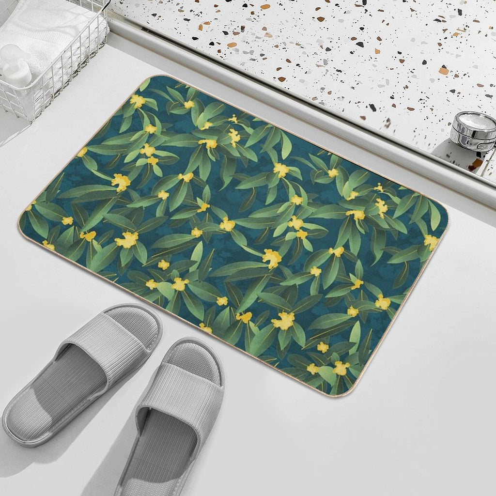 Loquat Medlar Tree in Autumn I  Multi-Purpose Bath Mat
