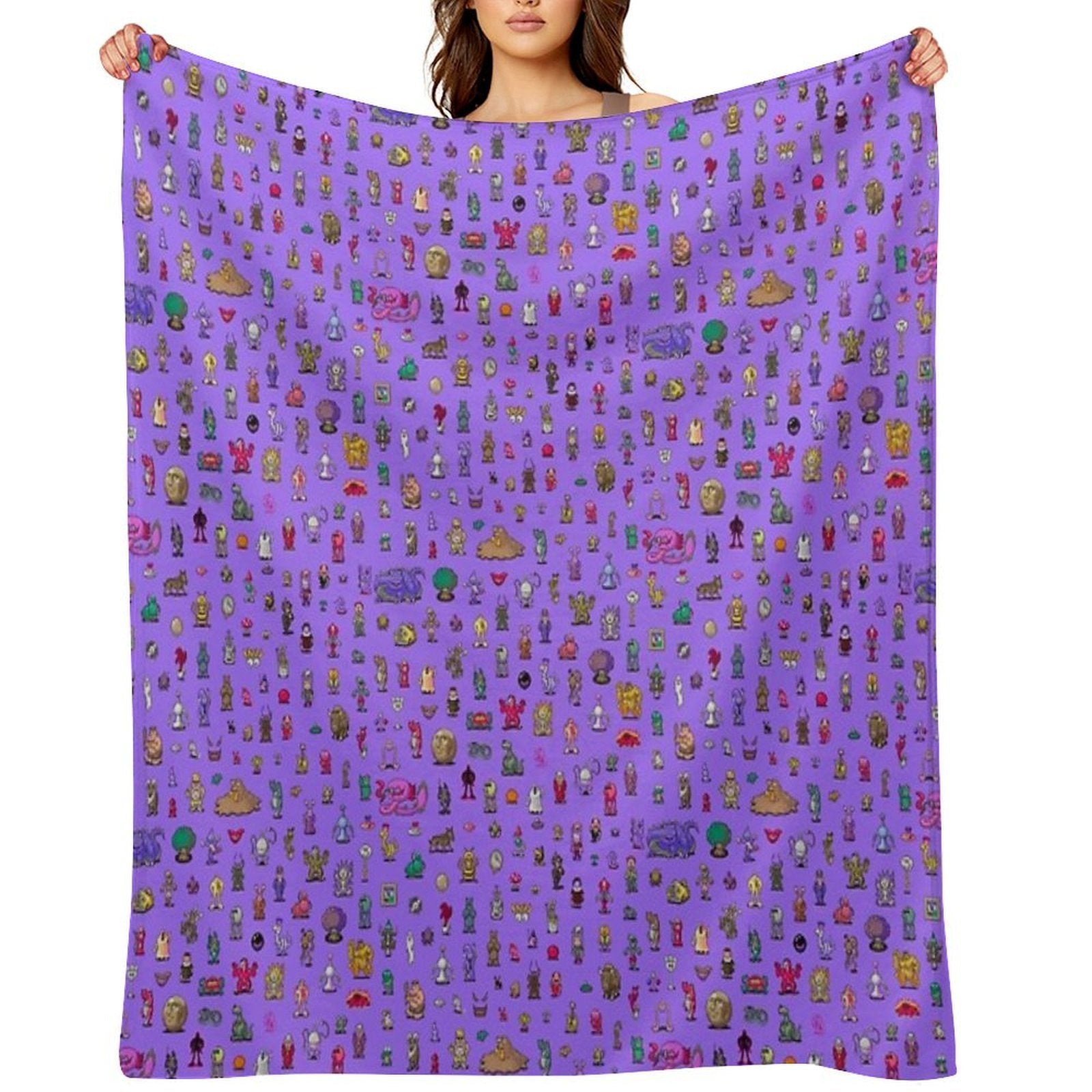 Earthbound Mega Sprite Sheet Comfort Throw Blanket