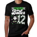 12th Soccer Birthday Party Twelve Year Old Soccer Player  Eco-friendly Material T-Shirt