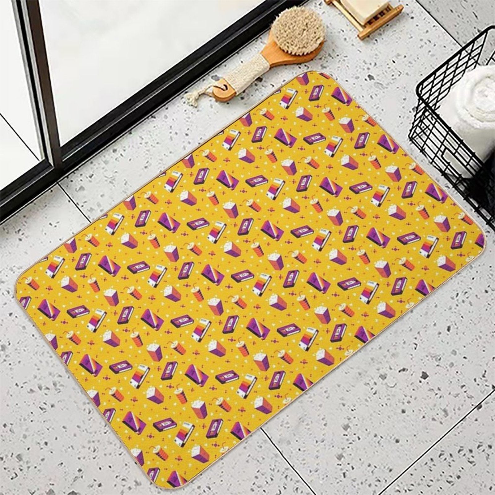 Plastic Nostalgic  Toxin-Free Bath Mat