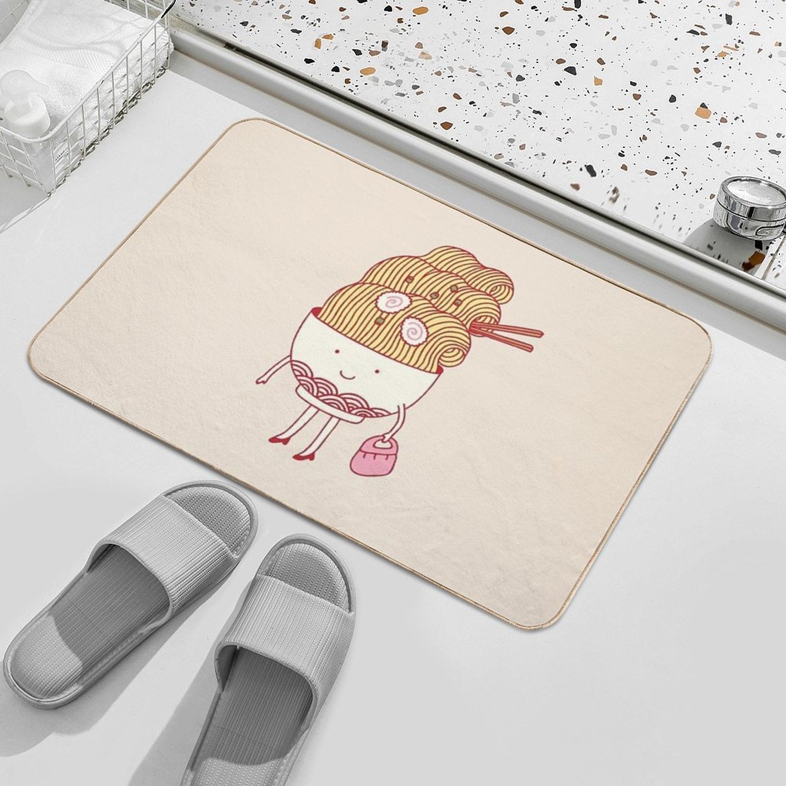 Ra(wo)men  Odorless Bath Mat