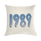 1989 Soft Short Plush Fabric Throw Pillow