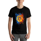 17 Years Old 17th Birthday Basketball Gift For Boys Party  Stretchy T-Shirt