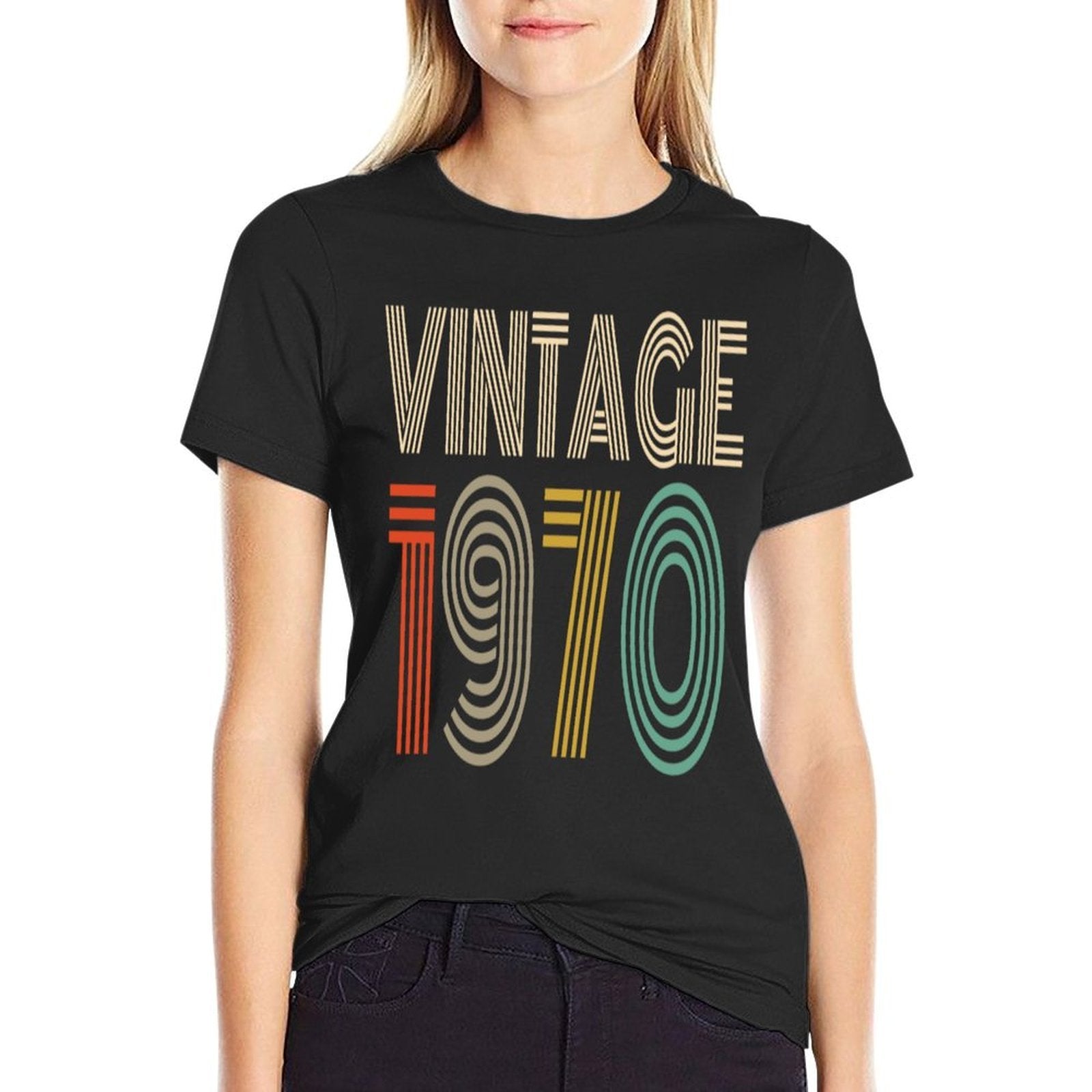 50th Birthday For Women Men - Vintage 1970  Breathable T-Shirt