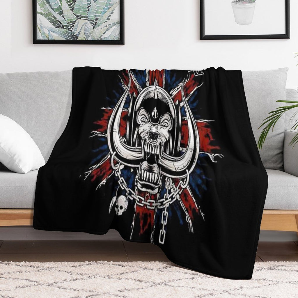 Motorhead UK Rock Durable Throw Blanket