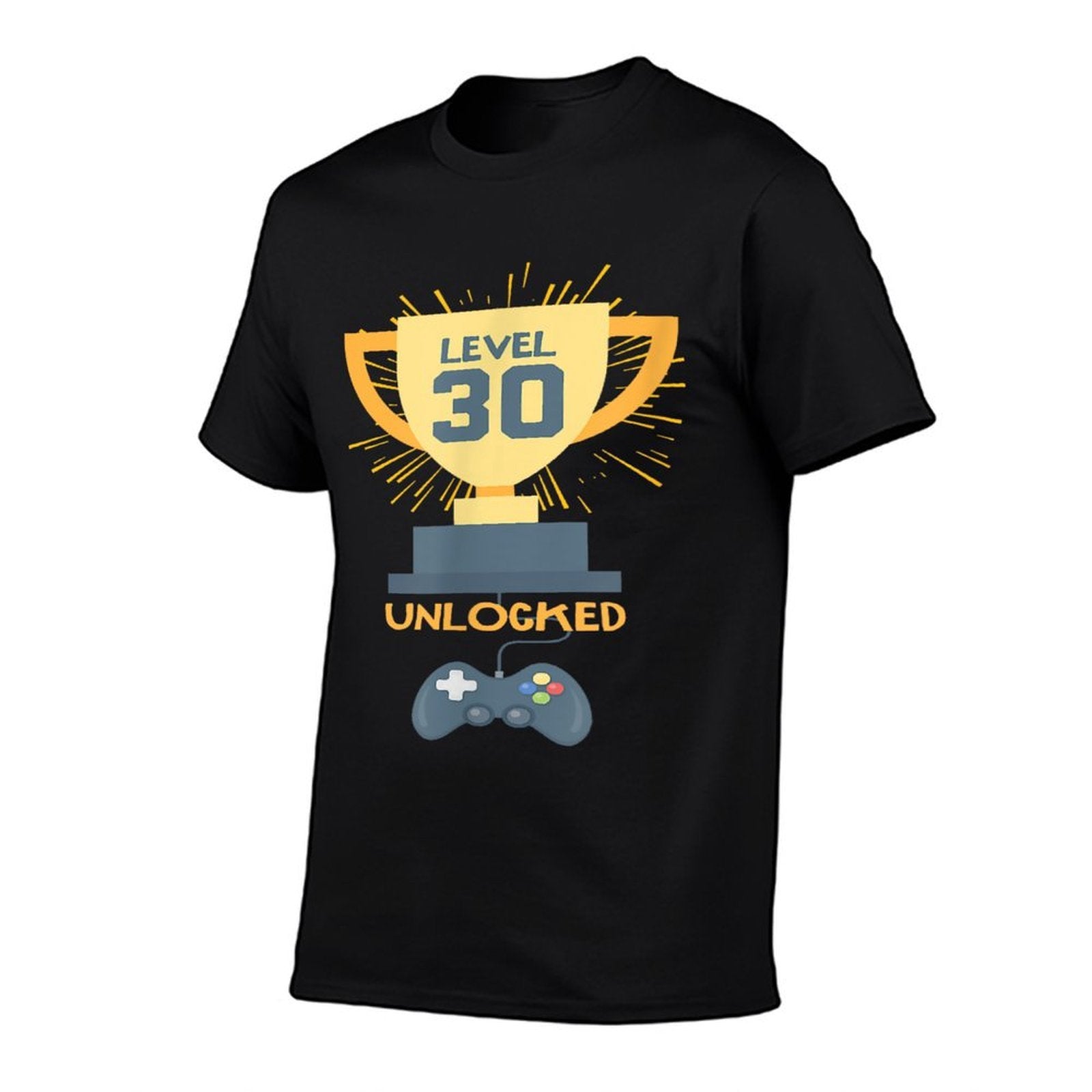 30th Birthday Gift 30 Year Old Level Up Gamer Tshirt  Stretchy T-Shirt