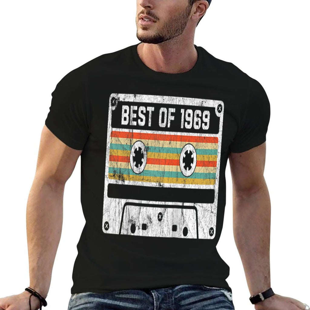 50th Birthdays For Men Women - Best Of 1969 Raglan Baseball  High-quality Stitching T-Shirt