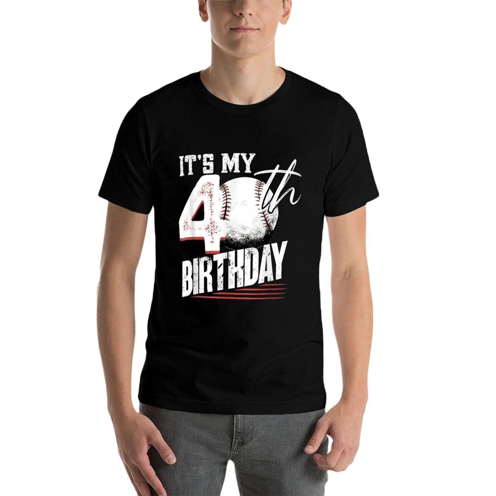 40 Years Old Vintage Baseball 40th Birthday  Durable T-Shirt