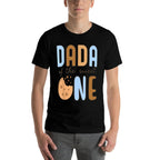 Dada Of The Sweet One Cookies And Milk 1st Birthday Family  High-quality Stitching T-Shirt