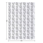 Dog with Baseball Hat Compact Throw Blanket