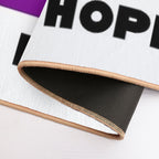 Star Pride - Starbird Hope on Pride Flag  Repositionable Bath Mat