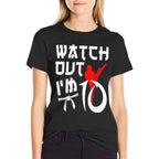 10th Birthday Party Karate 10 Year Old Karate Birthday  Trendy Pattern T-Shirt