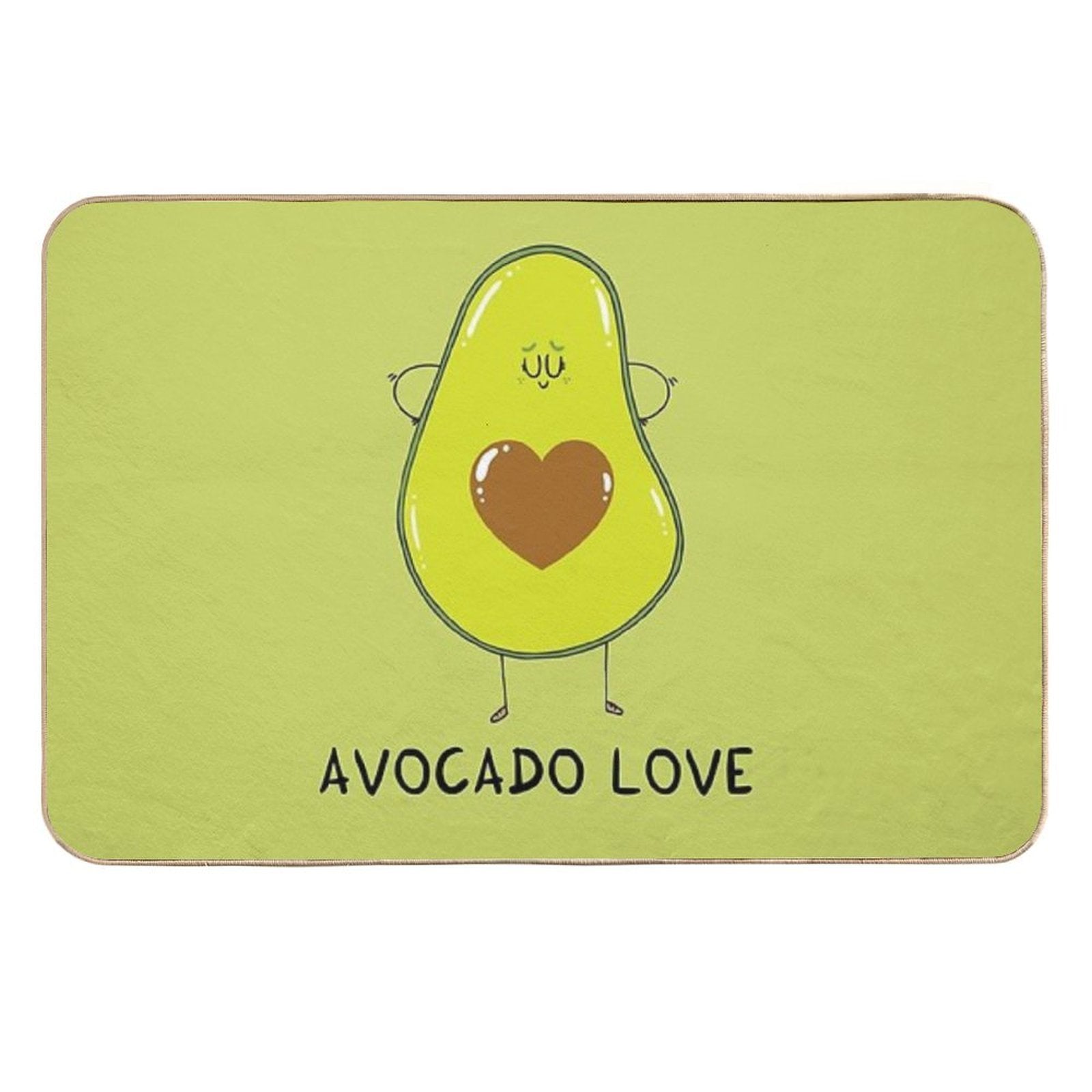 Avocado Love  Non-Slip Bath Mat
