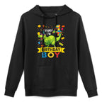Kids 4 Year Old Dinosaur Building Blocks 4th Birthday Boy Casual Wear Hoodie
