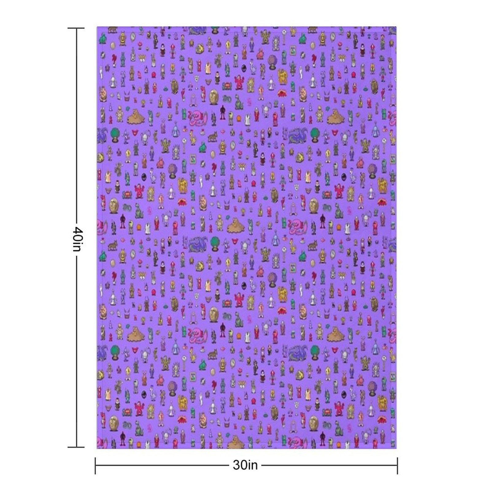 Earthbound Mega Sprite Sheet Comfort Throw Blanket