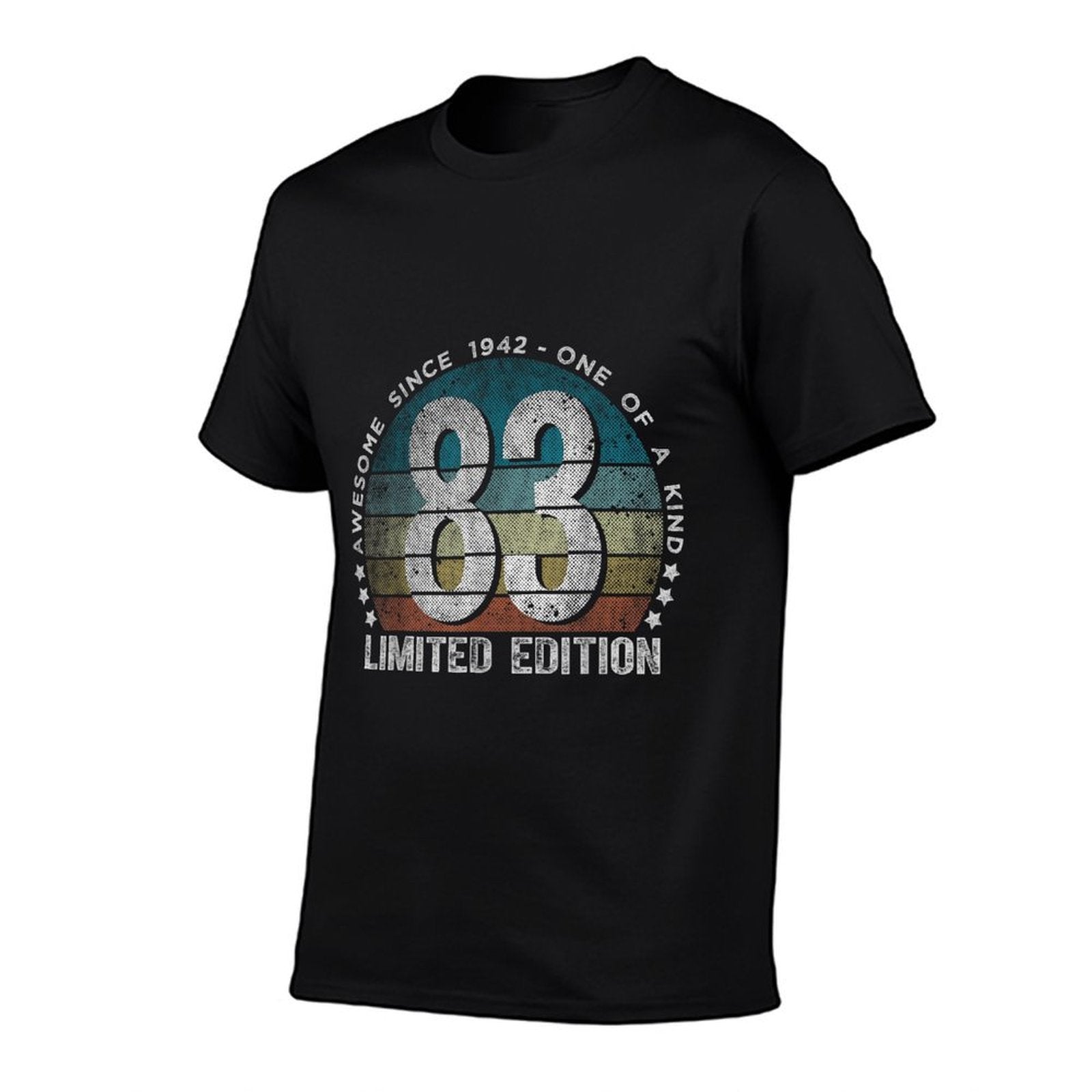 83 Year Old Gifts Vintage 1942 Limited Edition 83rd Birthday  High-quality Stitching T-Shirt