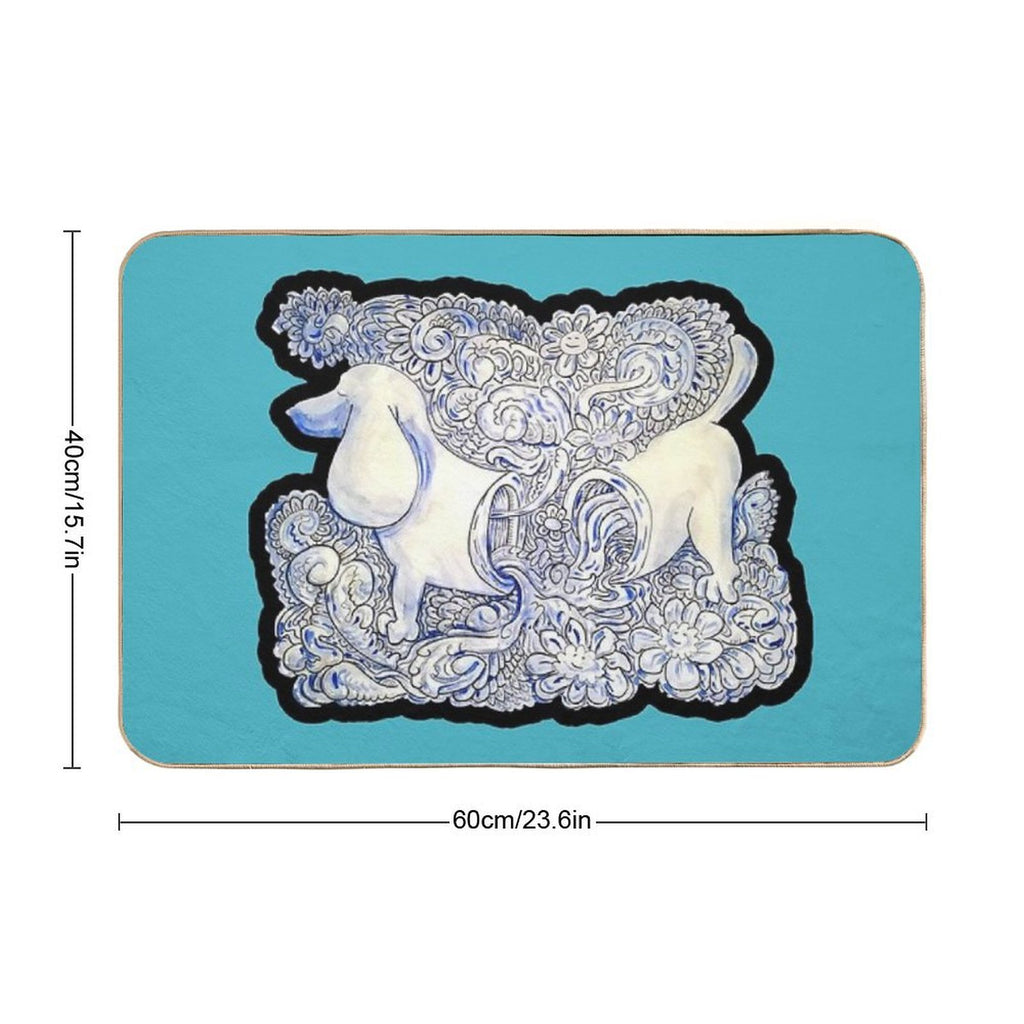 Mystic Weiner  Dirt-Trapping Bath Mat