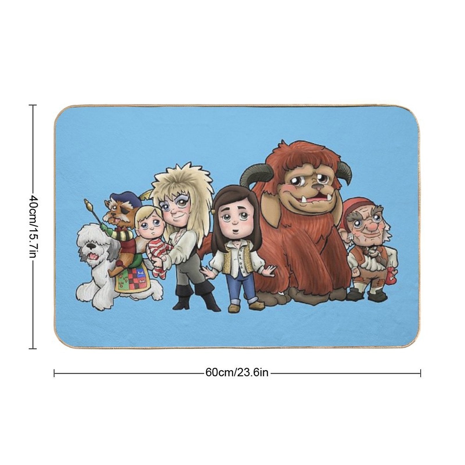 Labyrinth Journey  Fade-Resistant Bath Mat