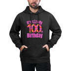 100 Year Old Birthday Flower Birthday Its My 100th Birthday Durable Construction Hoodie