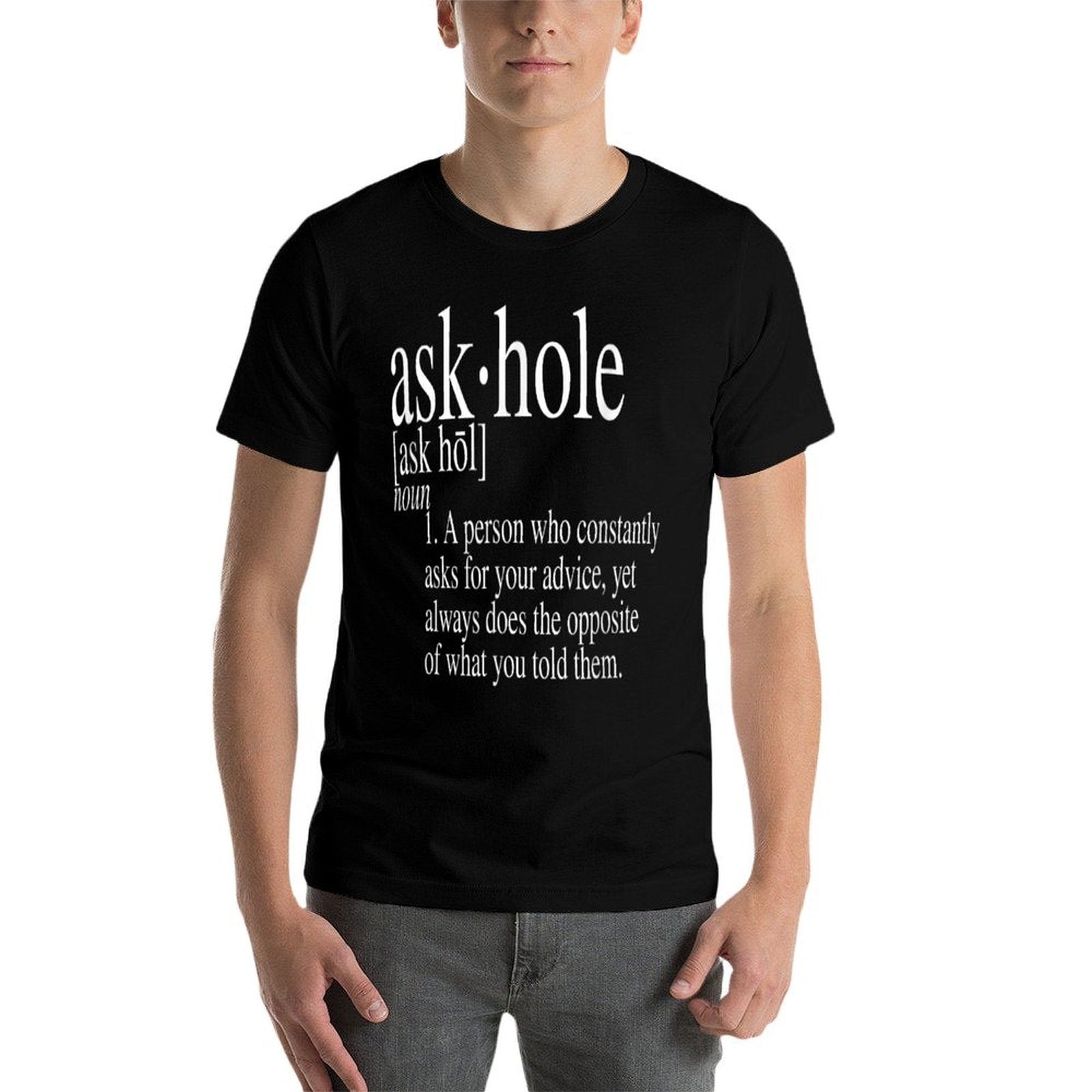 Askhole Definition Adult  Breathable T-Shirt