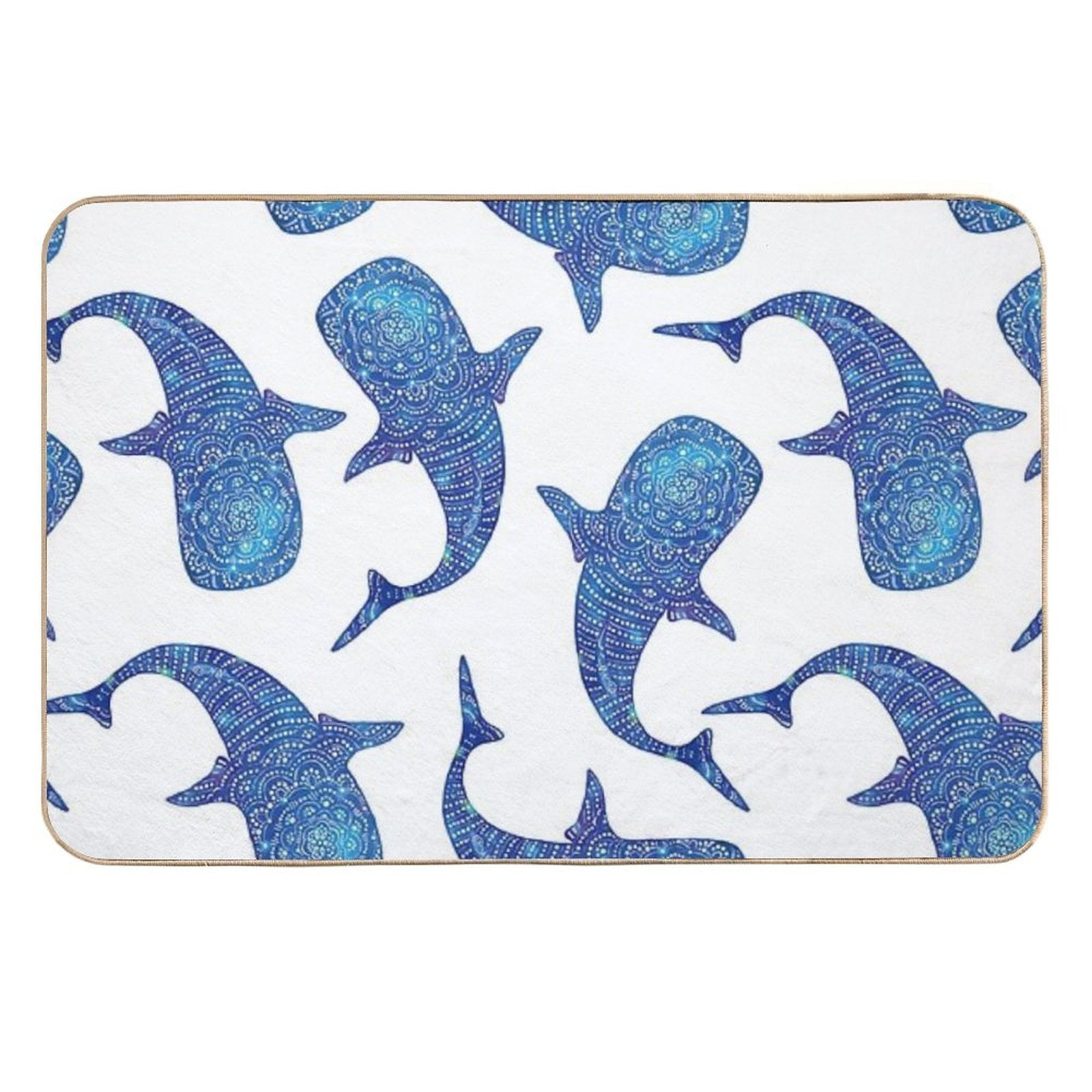 Marokintana - Whale Shark I  Stain-Proof Bath Mat