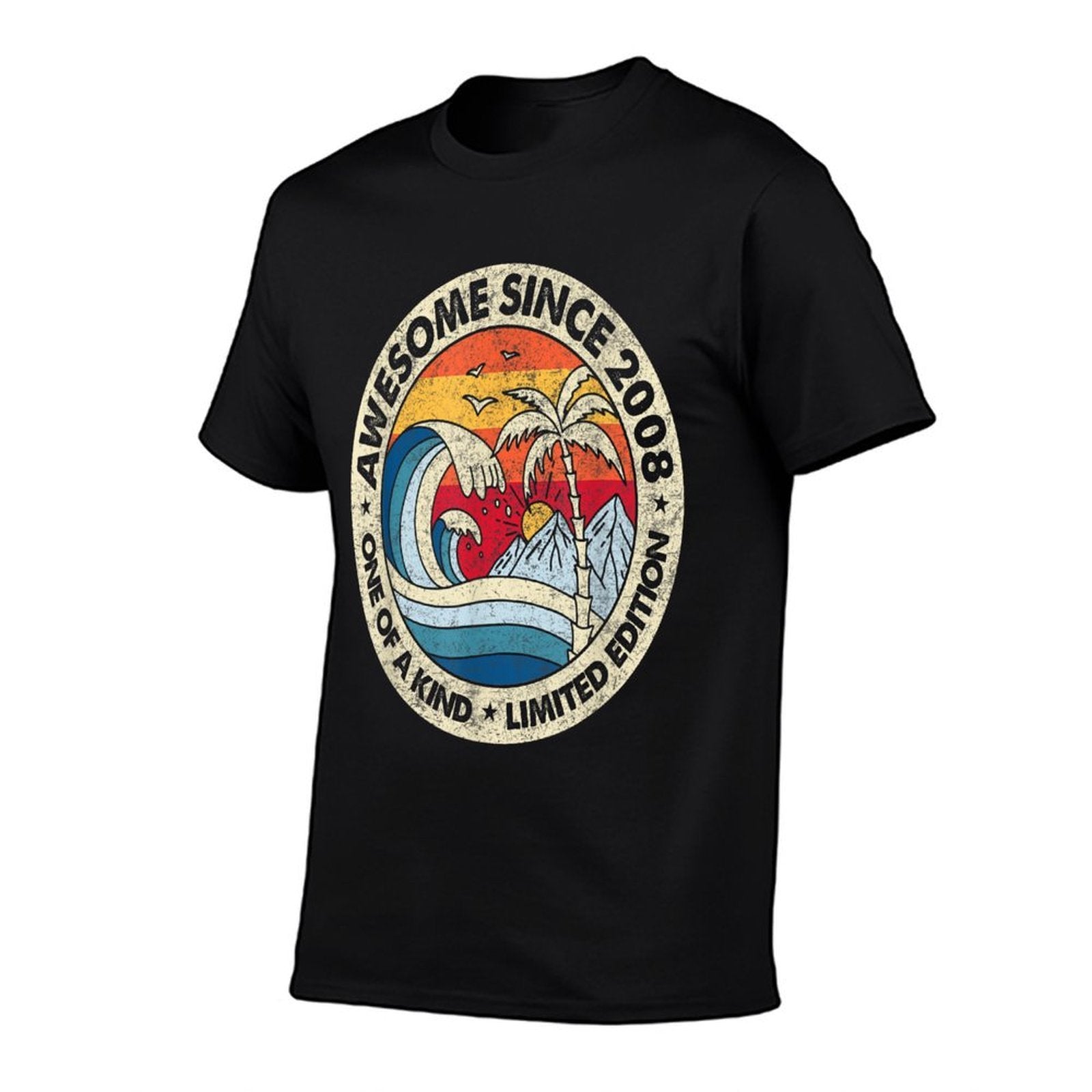 16 Year Old Gift Vintage Awesome Since 2008 16th Birthday  Stretchy T-Shirt