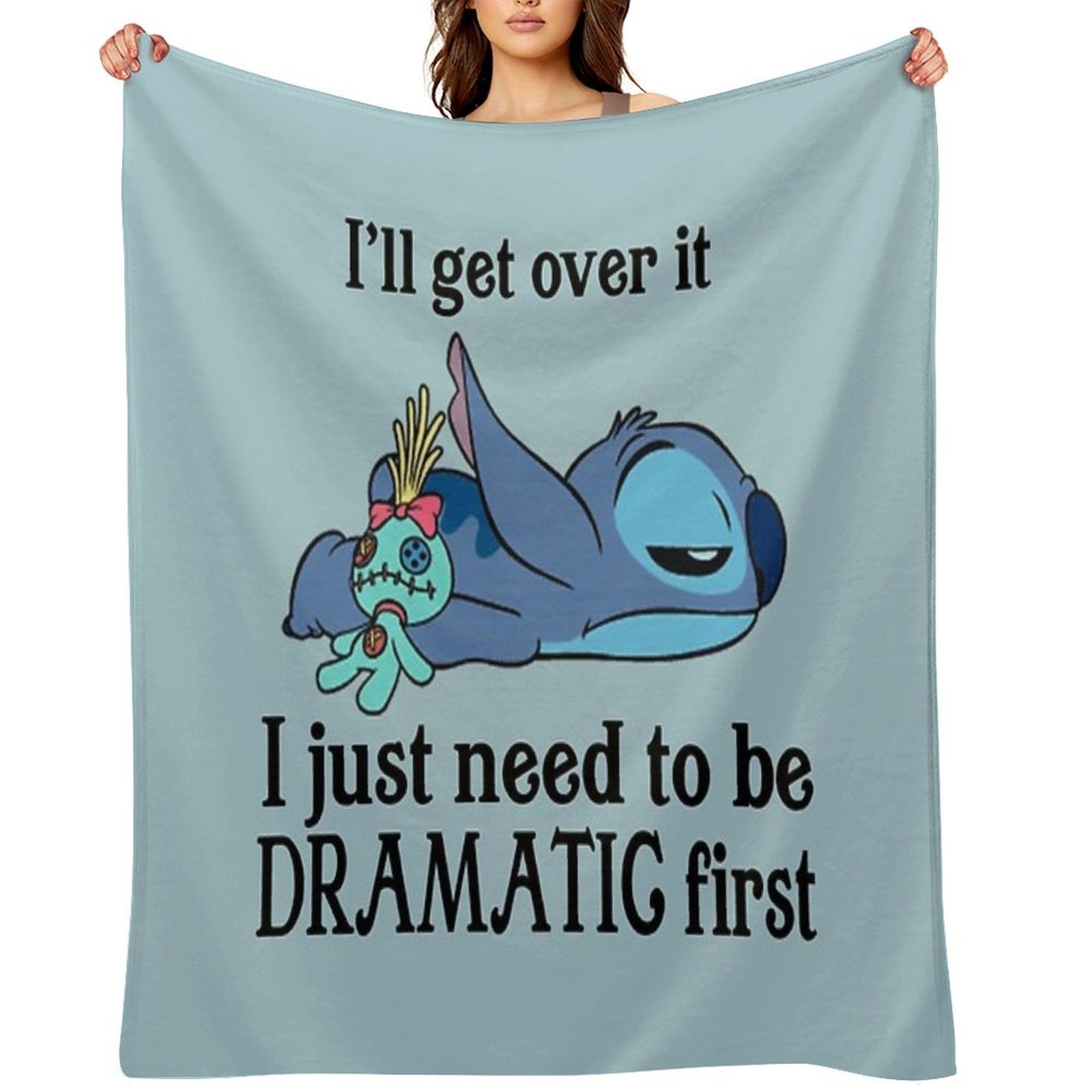 I'll Get Over It I Just Need To Be Dramatic First Multi-functional Throw Blanket