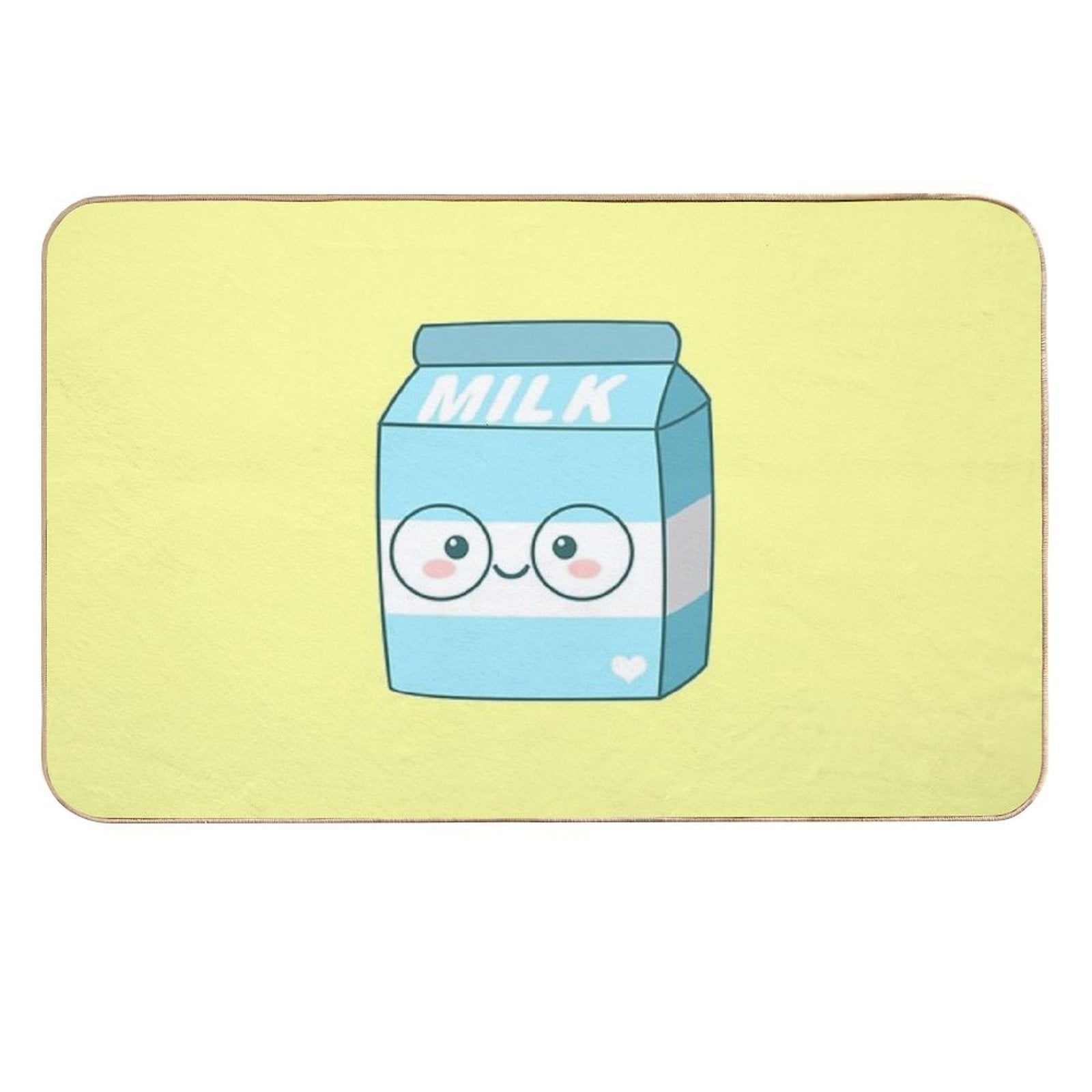 Kawaii Milk  Dirt-Trapping Bath Mat