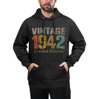 Vintage 1942 Limited Edition 83rd Birthday Gifts 83 Year Old Shrink-Resistant Hoodie