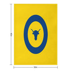 Oxford U's Retro Mod Roundel Multi-functional Throw Blanket