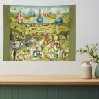 HD Garden of Earthly Delights, by Hieronymus Bosch HIGH DEFINITION Tapestry