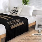 The Wofford Wordmark Iconic Premium Throw Blanket