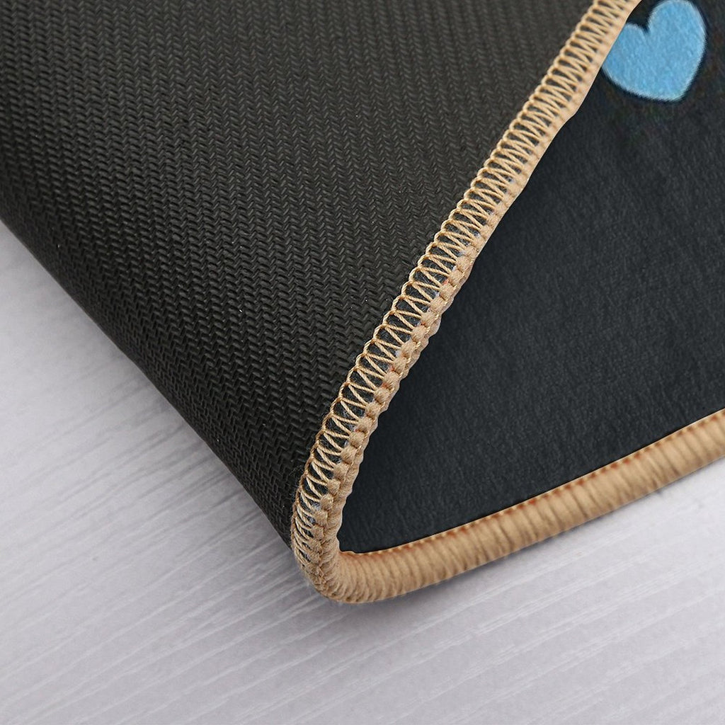 Raining Hearts  Eco-Friendly Bath Mat