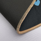 Raining Hearts  Eco-Friendly Bath Mat